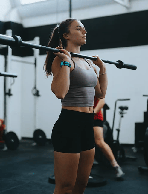 barbell class at gym